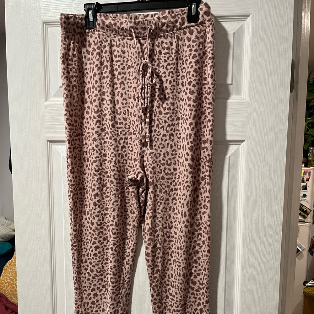 Leopard sweatpants